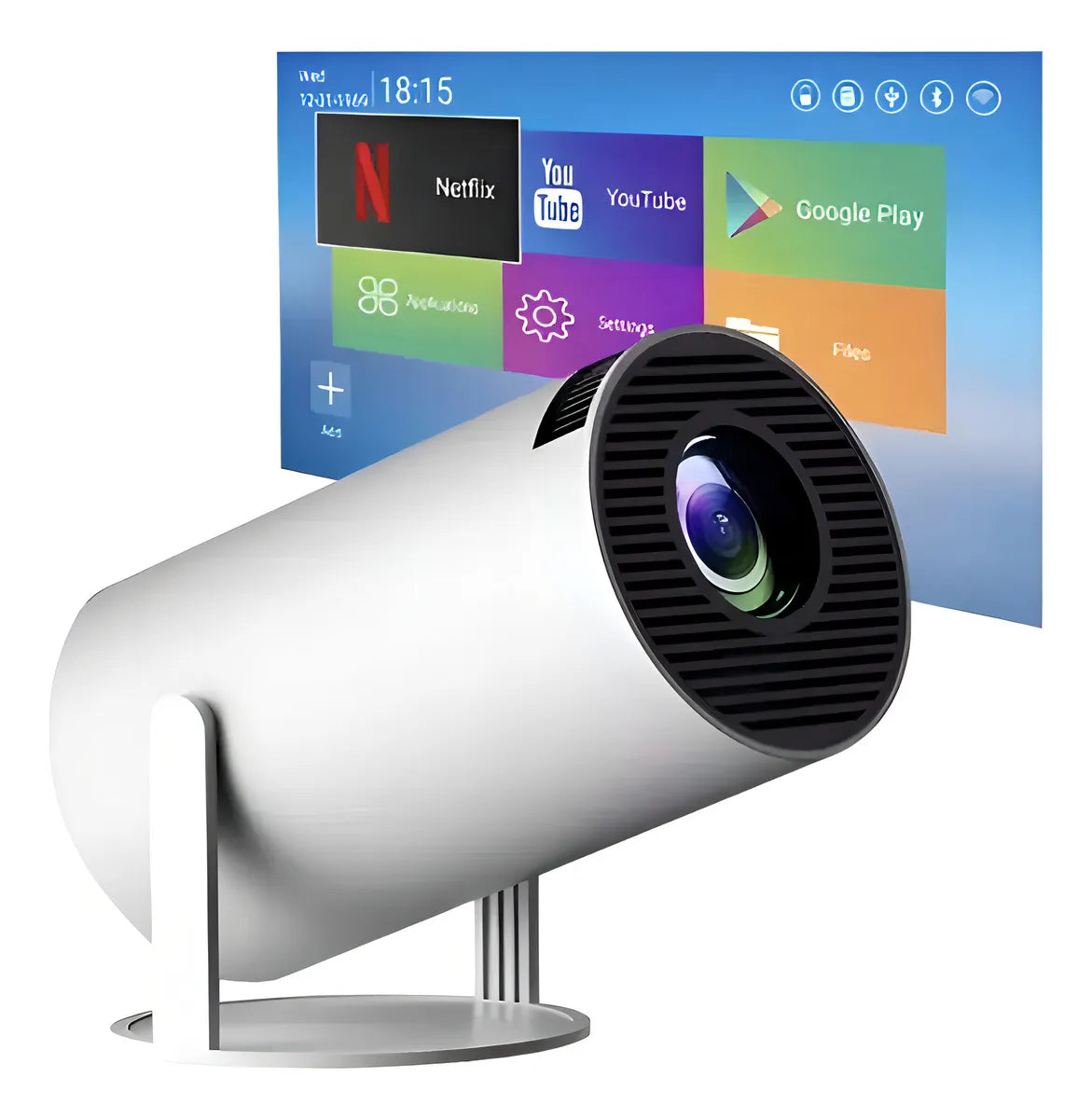 New Launched Smart Android 11 Home Theater Projecteur Portable Auto HD Proyector HY300 Mini 4K Video Projector